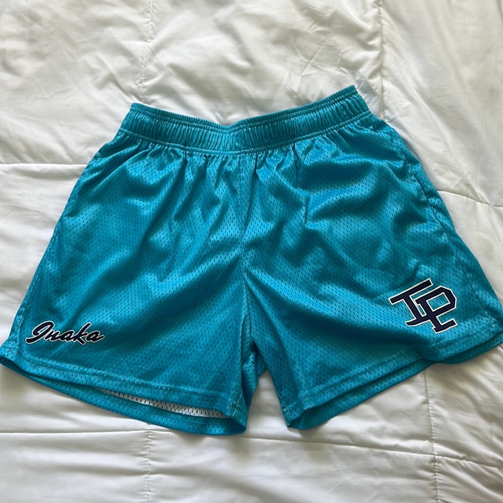 Light Blue Inaka Power Mesh Shorts
